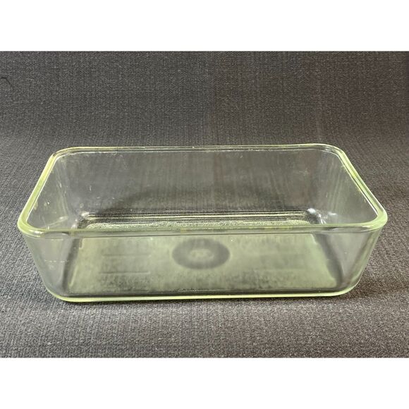 Vintage Westinghouse Glass Loaf Pan Refrigerator Baking 9x5x3 - Picture 1 of 8